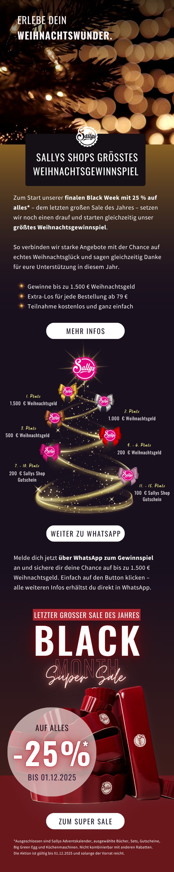 Weihnachtsgewinnspiel